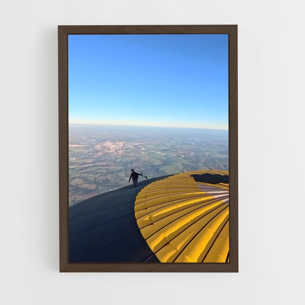 Poster Paragliding world – affiche Parapente (vue 5)